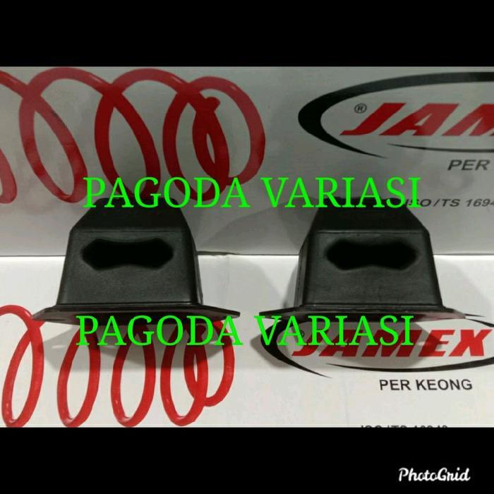 KARET STOPPER PREMIUM BELAKANG KHUSUS PENDEK RUSH / TERIOS LAMA 2007-2017 2PCS KARET JANTUNG CEPER