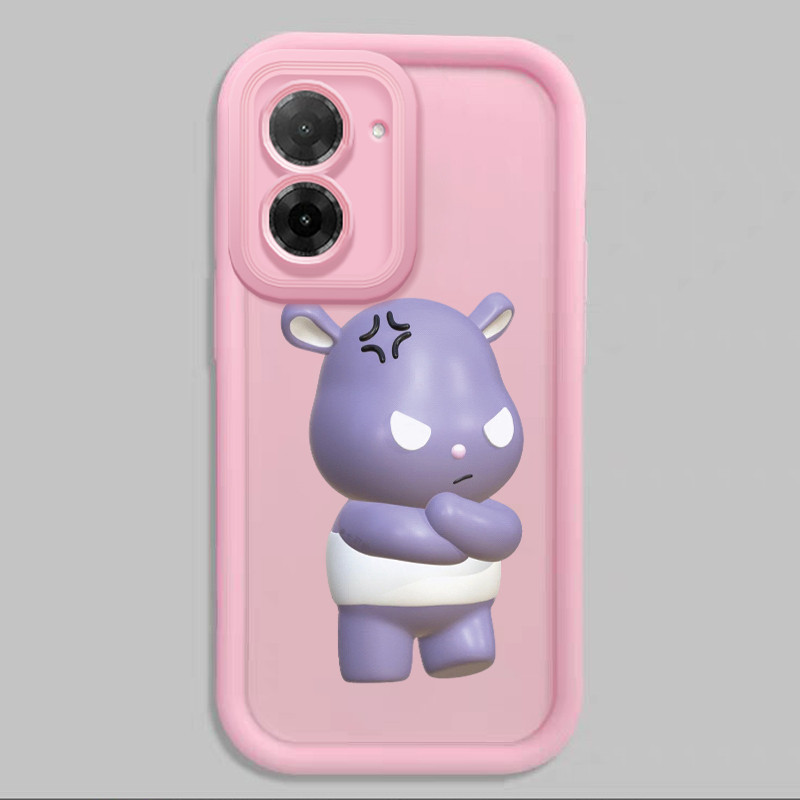 Casing Hp untuk Xiaomi Redmi A5 4G Case Karakter Ungu Marah Kasing silikon Cesing Softcase Backcase 