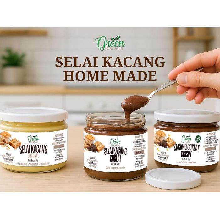 SELAI KACANG / SELAI KACANG ORIGINAL / PEANUT BUTTER HOME MADE / SELAI KACANG 100% MURNI / SELAI