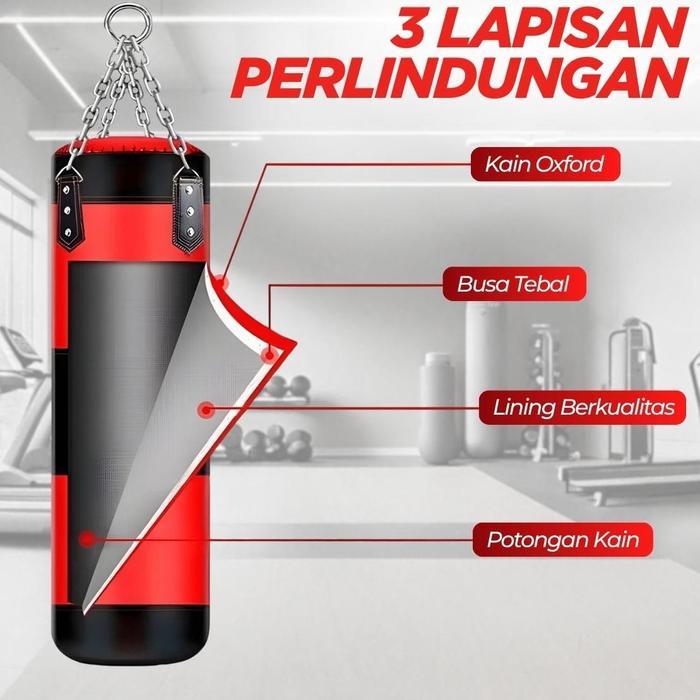 Set Samsak Sarung Tinju MMA Boxing Sandbag