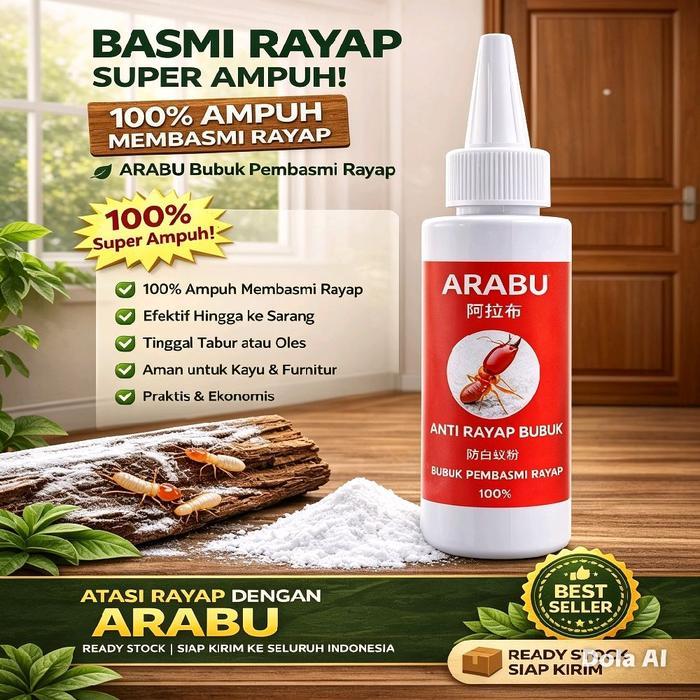 ` Anti Rayap Kayu ( ARABU ) Bubuk Basmi Rayap