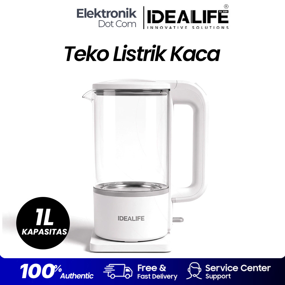 Kettle Idealife Il-113S Teko Listrik/Kettle Listrik/Ceret Listrik 1 Liter