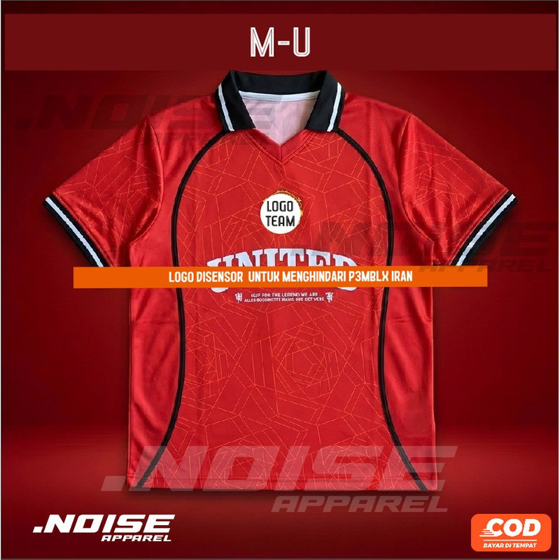 NOISE APPAREL  Jersey retro berkerah satuan full printing jersey classic  Custom baju olahraga mirip
