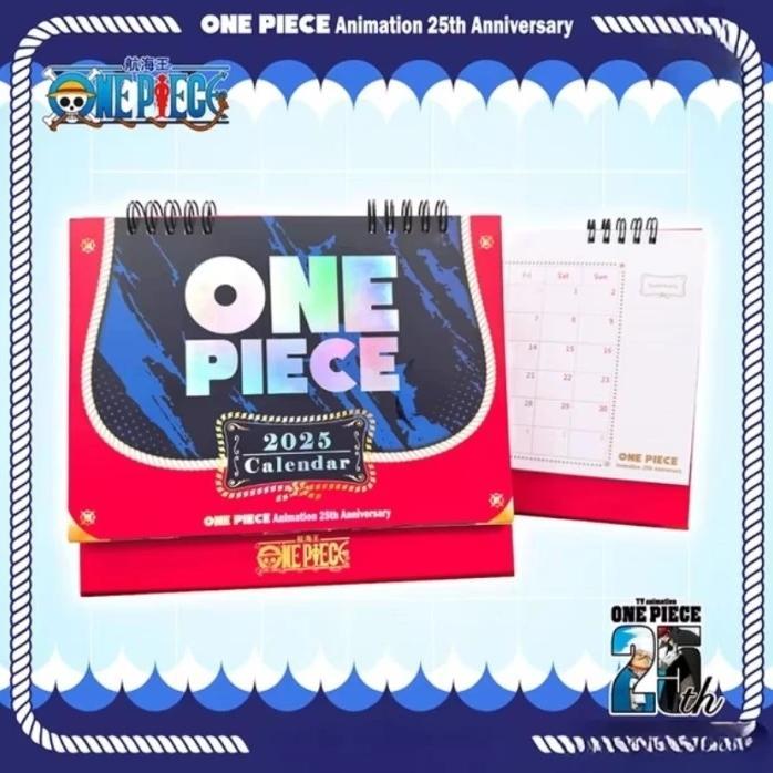 ` One Piece 2025 Calendar 25th Anniversary