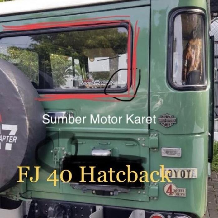 Karet Kaca Belakang Hardtop Hatchback
