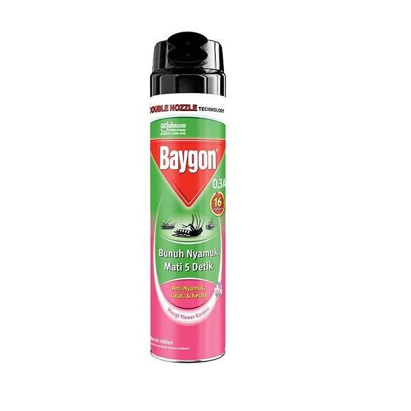 BAYGON AEROSOL FLOWER GARDEN 600 ML - AEROSOL