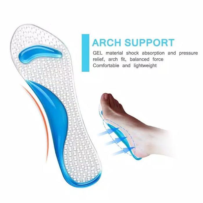Exclusive Sale Insole Sepatu Wanita Bahan Gel Silikon Insole Sepatu Heels Alas Sepatu Wanita