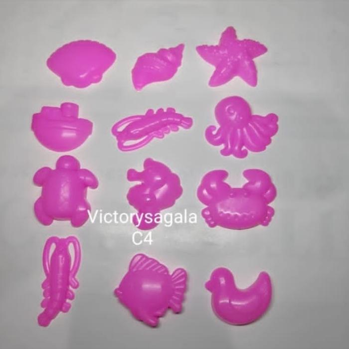 mainan cetakan pasir ajaib pasir slime