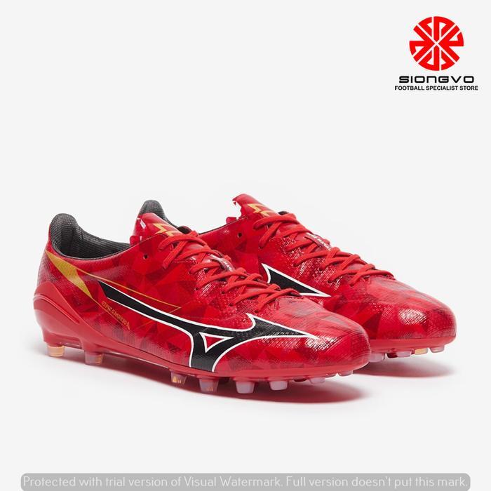SEPATU BOLA ARTIFICIAL GRASS - MIZUNO ALPHA II JAPAN AG 40TH ANNIVERSARY LIMITED COLLECTION