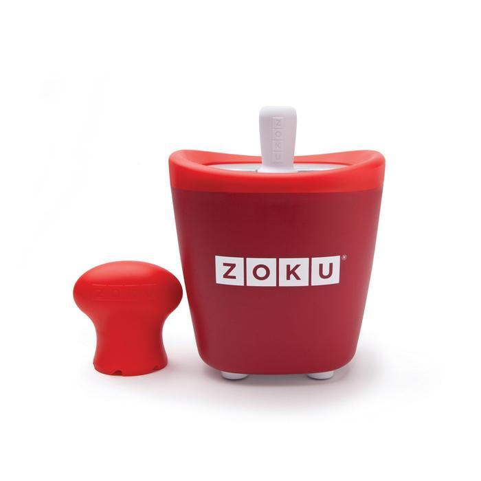 Zoku Red Single Pop Maker - Alat Pembuat Es Krim Stick, Alat Pembuat Es Krim Instant Cream