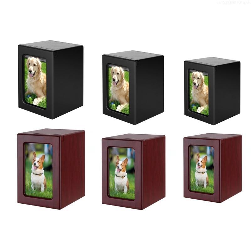 Cremation Urn Pet Cinerary Casket Memorial Box Ashes Funerary Animals Pet Cats Dogs Funeral Supply