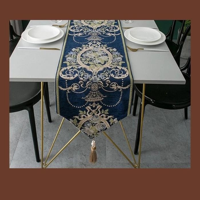 Table Runner/Taplak Meja Tamu/Taplak Meja Makan Minimalis Modern Desain Eropa Utara