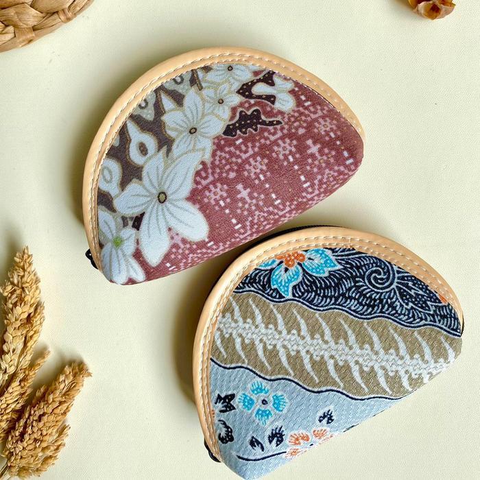 PAKET 50 pcs Souvenir Dompet Batik / Souvenir Pernikahan / Souvenir Dompet Koin Kartu / Dompet Koin