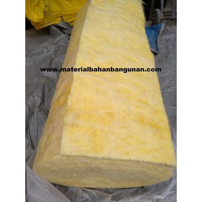 Glass Wool 24K X 2 Inch Lapisan Peredam Suhu Panas Rumah Dinding Depok