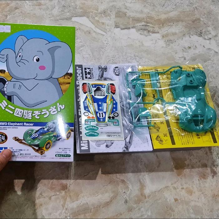 Body Elephant Racer + Decal + Dus Ori Tamiya