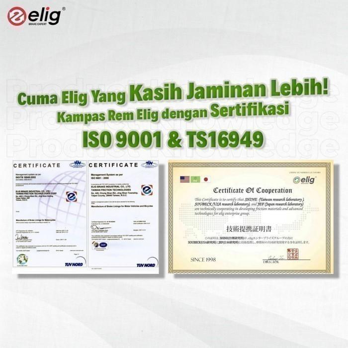 ELIG KAMPAS REM DEPAN MOTOR HONDA PCX 150 & 160 CBS / ADV 150 CBS - EM380