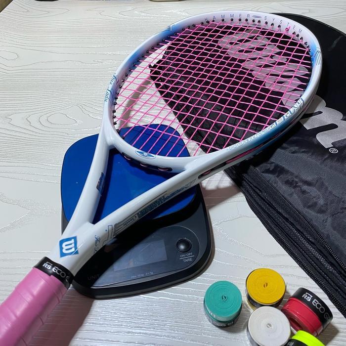 Raket Tenis Wilson Hyper Carbon Fair Lady Siap Smash Premium Import