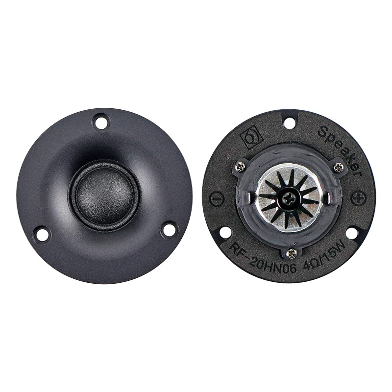 Ghxamp 2.5 Inch Tweeter Speaker Neodymium 4Ohm 15W Damping Glue Silk Diaphragm Dome Treble Speaker