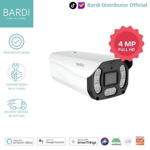 BARDI IP CAMERA OUTDOOR CCTV POE - IP67 4MP SMART IOT TUYA