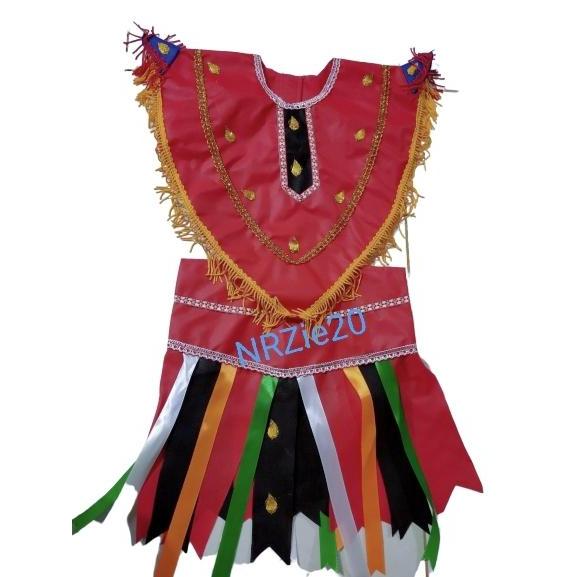 Kostum / Baju Tarian Topeng Ireng / Kesenian Tari Dayakan / Saleho Anak anak