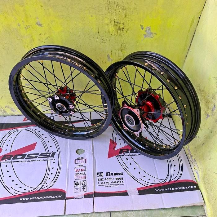 Velg supermoto CRF 150L ukuran 250-300 ring 17