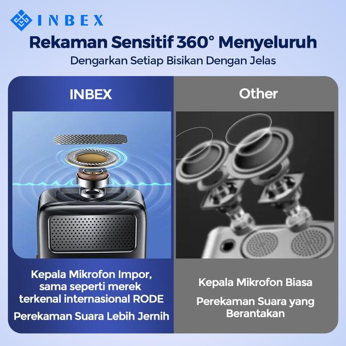 Inbex Im4 Wireless Microphone Mic Wireless Clip On Mikrofon Lavalier