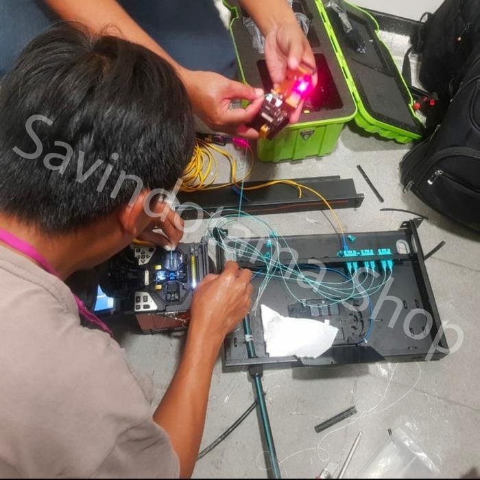 "New" Splicing Fiber Optic FO dan Pemasangan OTB