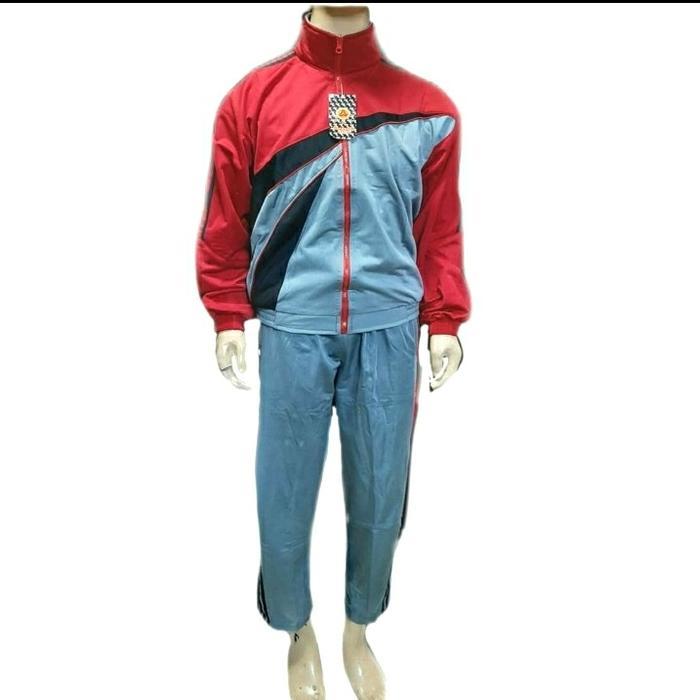 Stelan Jaket Training / M45Ter Sport / Abu Merah