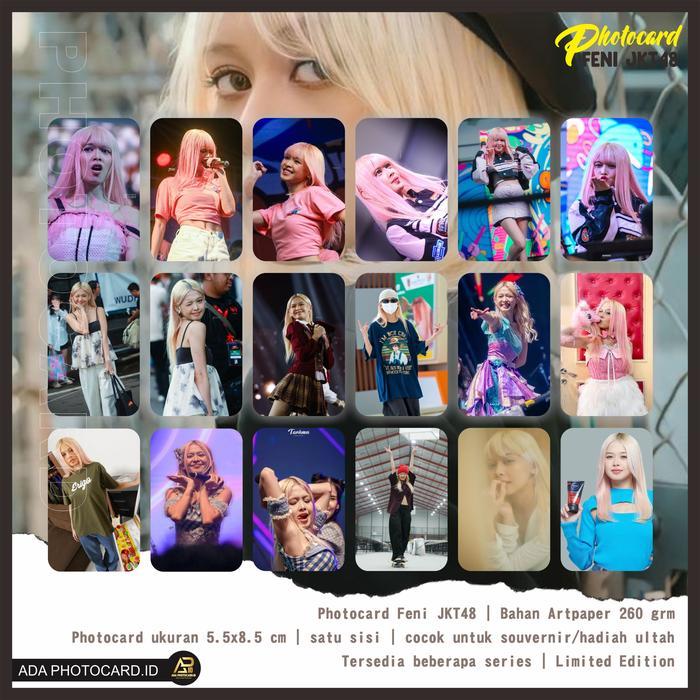 Younger_Shop Photocard Feni Fitriyanti (Feni Jkt48) Isi 100 Pcs (Bonus Stiker) Limited Edition