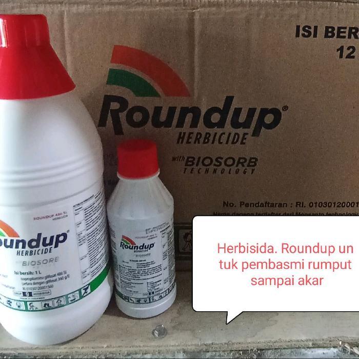 DISKON roundap 1 liter pembasmi rumput, herbisida