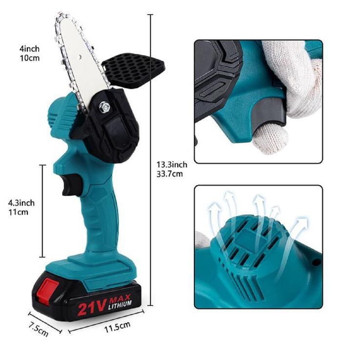 sintayanistore12 Gergaji Listrik Portable Cordless Gergaji Mesin Mini Mesin Gergaji Impect Gergaji
