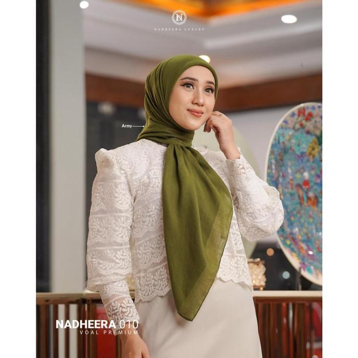 [Hijab Promo] Nadheera Square 010 Voal Premium Terbaru 2025 Agen Busana Muslim -Gratisongkir