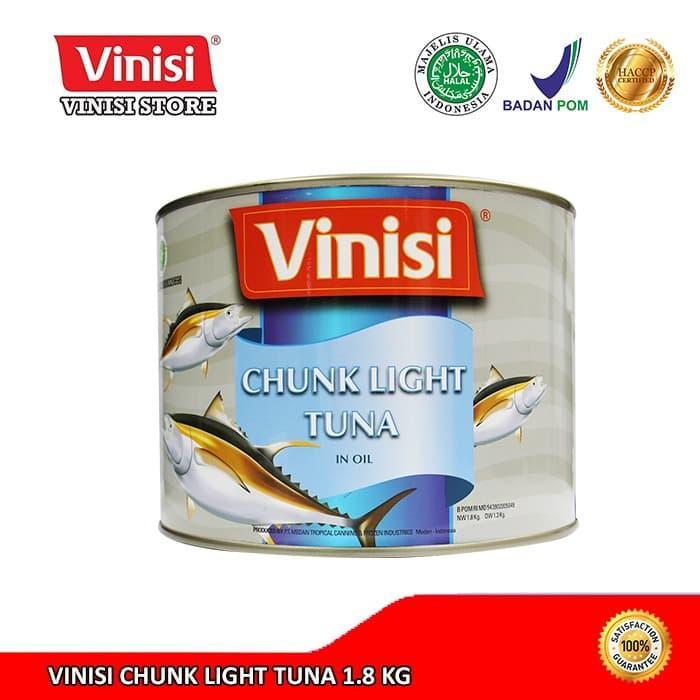DISKON Ikan Tuna / Tuna Kaleng / Vinisi Ikan Tuna Kaleng 1.8 Kg