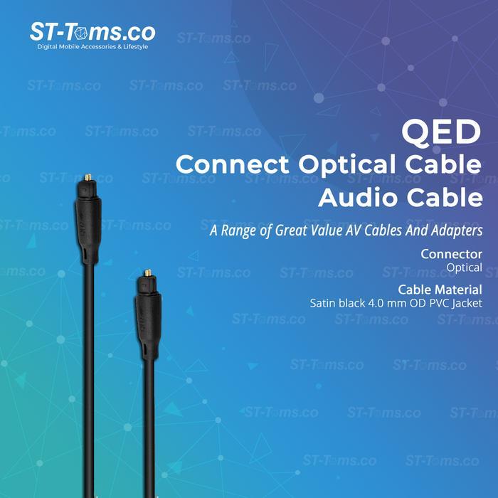 PROMO QED Connect Optical Cable Kabel Optik High Performance