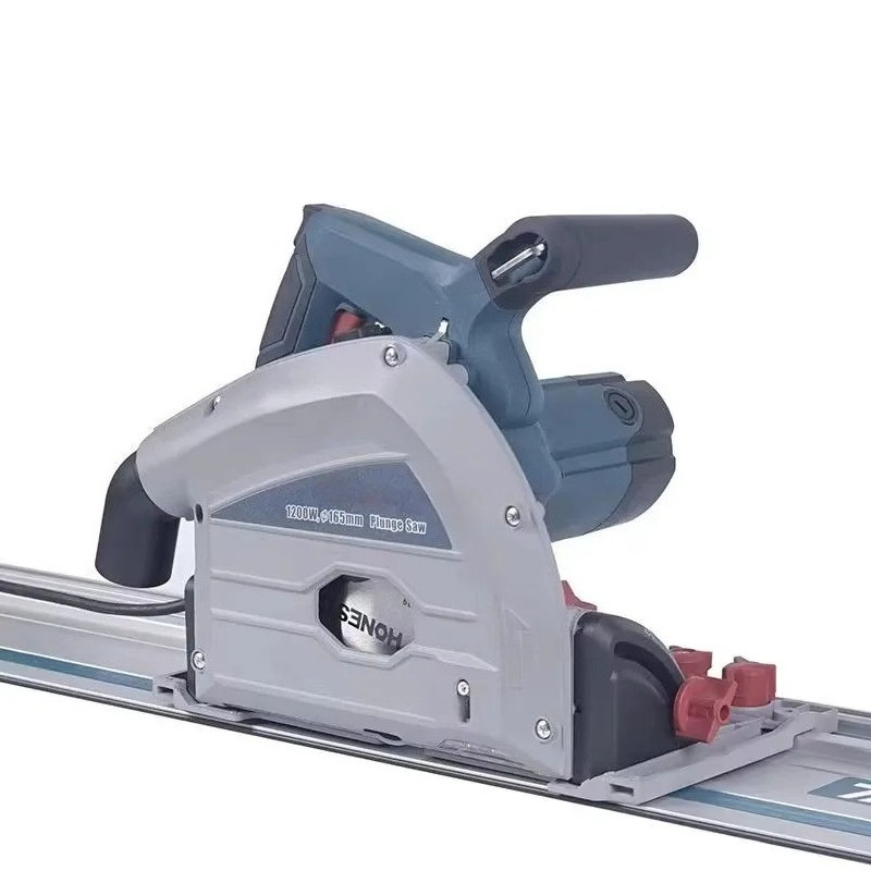 Plunge Track Saw Multifunction Guide Rail Electric Circular Saw Plasterboard Wood Dust Free Cutting