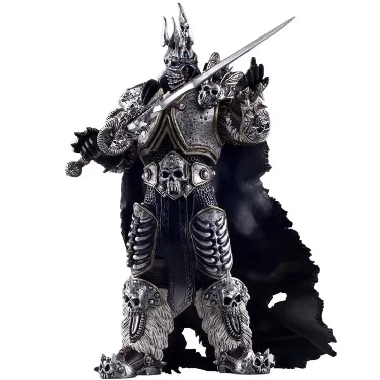 World of Warcraft Game Figure 16cm Lich King Arthas Death Knight Standing Frostmourne Desktop