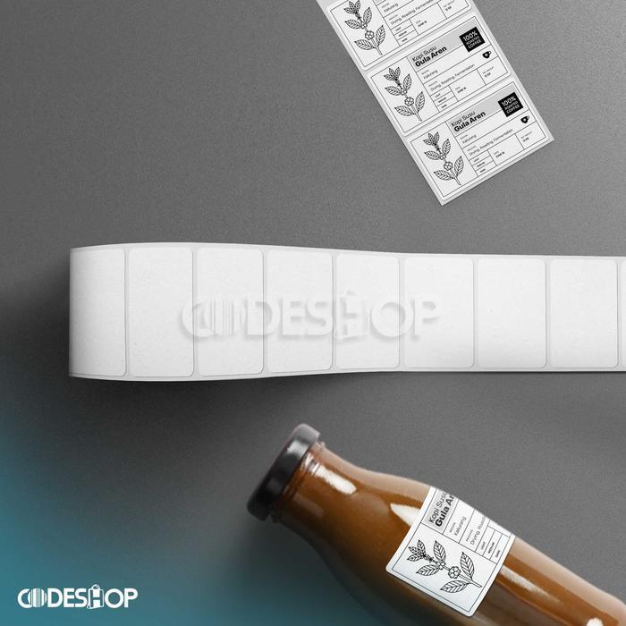 LABEL BARCODE THERMAL 60 X 40 MM / LABEL THERMAL 60X40 MM ISI 400