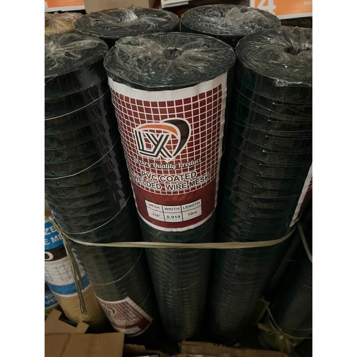 Kawat Loket PVC Hijau 1 ROL 10 METER Kawat Kandang Ayam Burung Kawat Taman