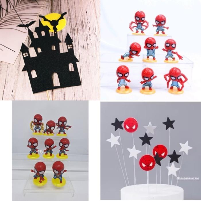 Topper Spiderman, Mainan Boneka Spiderman, Figure Spiderman, Marvel