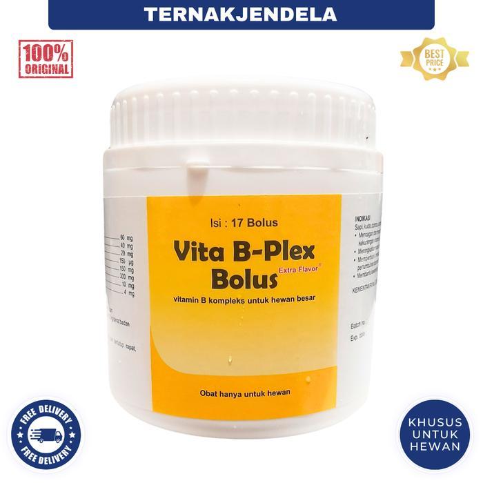 VITA B-PLEX BOLUS ISI 17 BOLUS - Vitamin B Kompleks untuk Hewan Ternak
