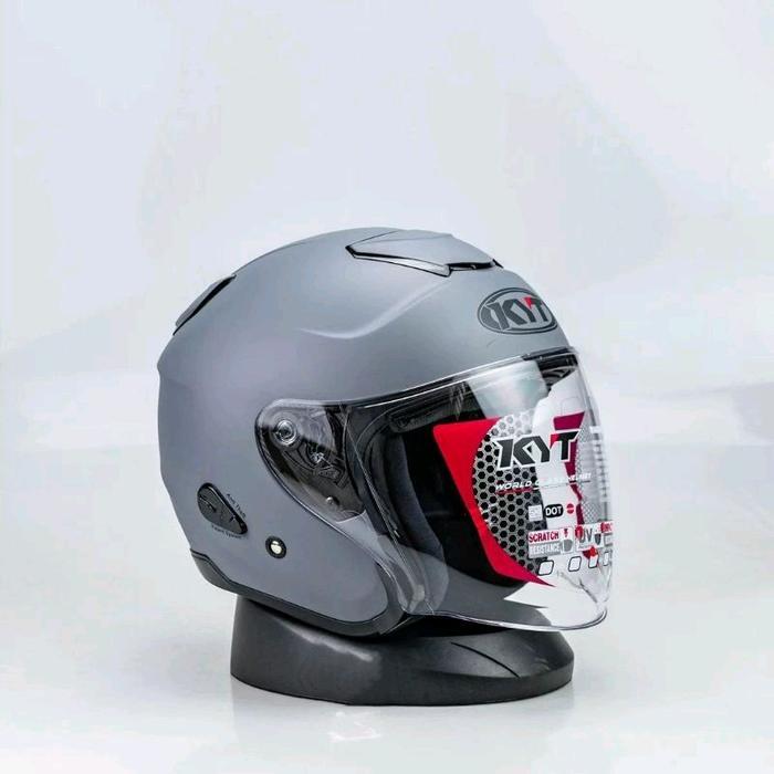 Helm Kyt Kyoto Matt Gorila Grey Original Kyt