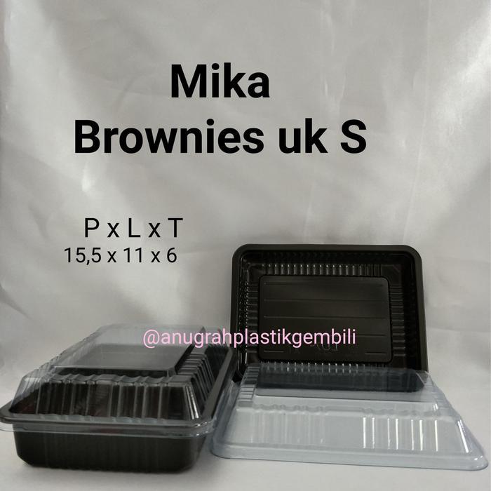 Mika Brownies uk S atau Mika Bento tanpa sekat