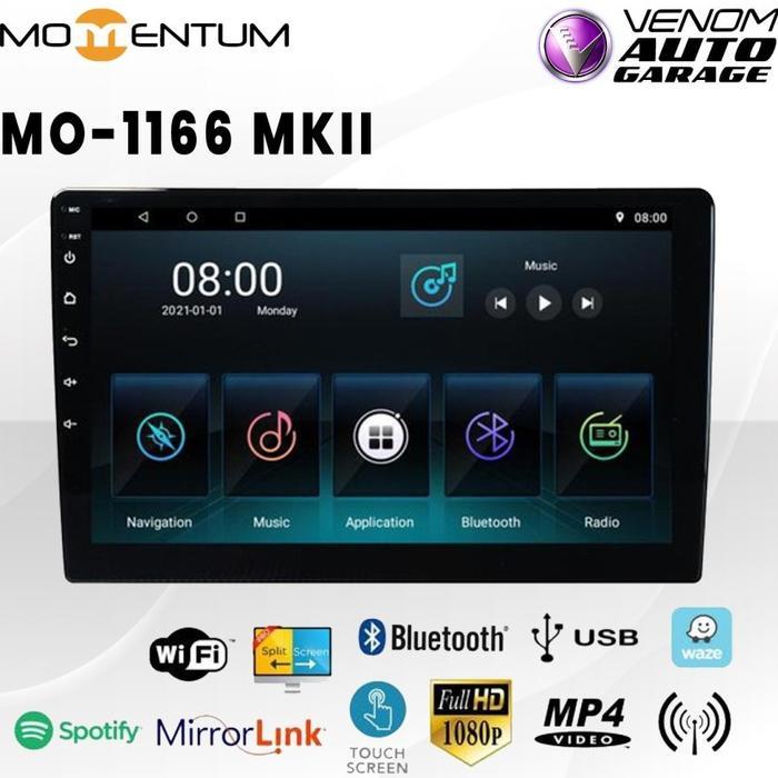 HEADUNIT 10 INCH MOMENTUM MO-1166 MKII android auto apple carplay