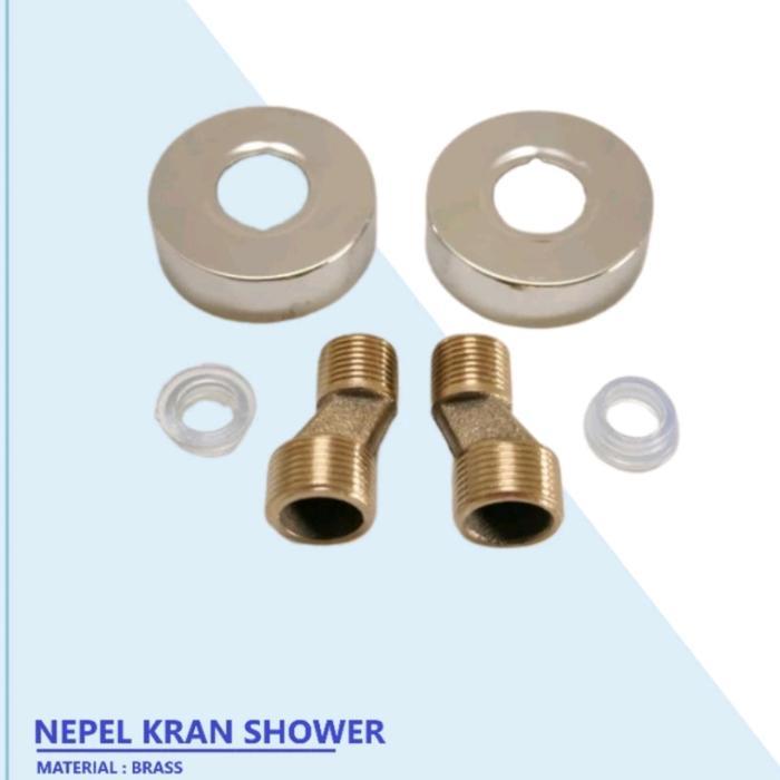 ID NEPEL KRAN BATHTUB SHOWER SAMBUNGAN KRAN MIXER PANAS DINGIN