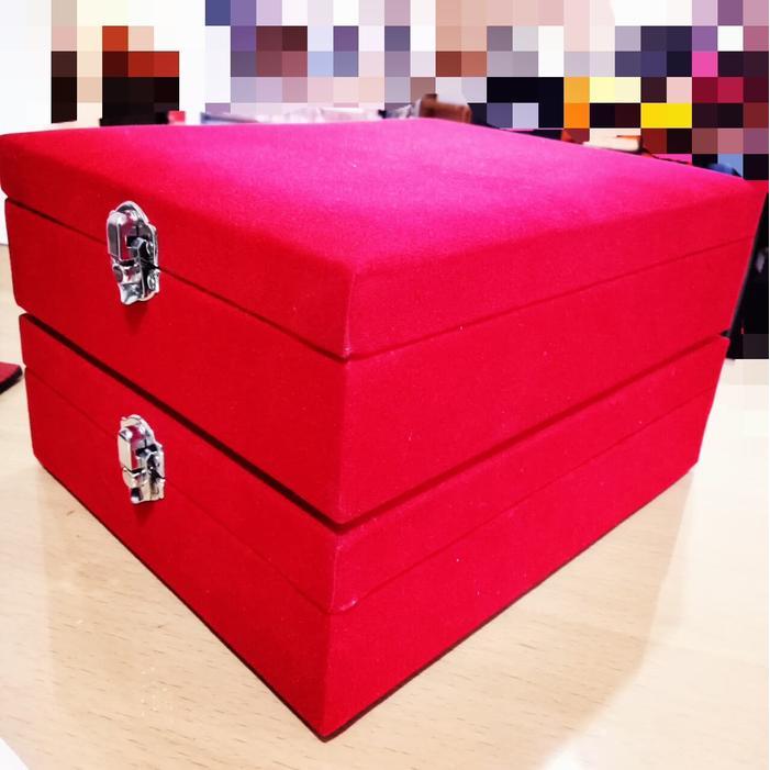 BOX Bludru / Tempat Pehiasan / BOX Plakat Akrilik / Box Souvenir