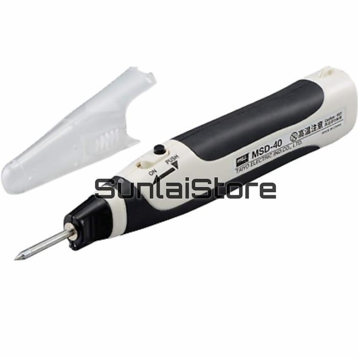Battery Cordless Soldering Iron Solder Goot Msd-40 6V 9W