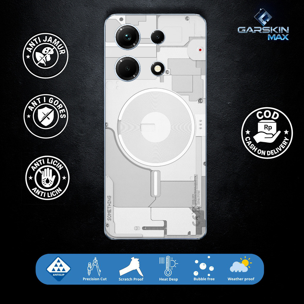 Garskin Skin Infinix note 30 something light Fullbody / Backonly | Anti Gores | Bisa Custom | Kode -