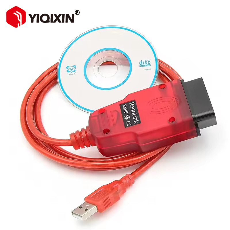 Obd2 Ecu Programmer For Renolink V2.10 Obdii Car Diagnostic Tool For Renault Air-Bag Reset Ecm Uch