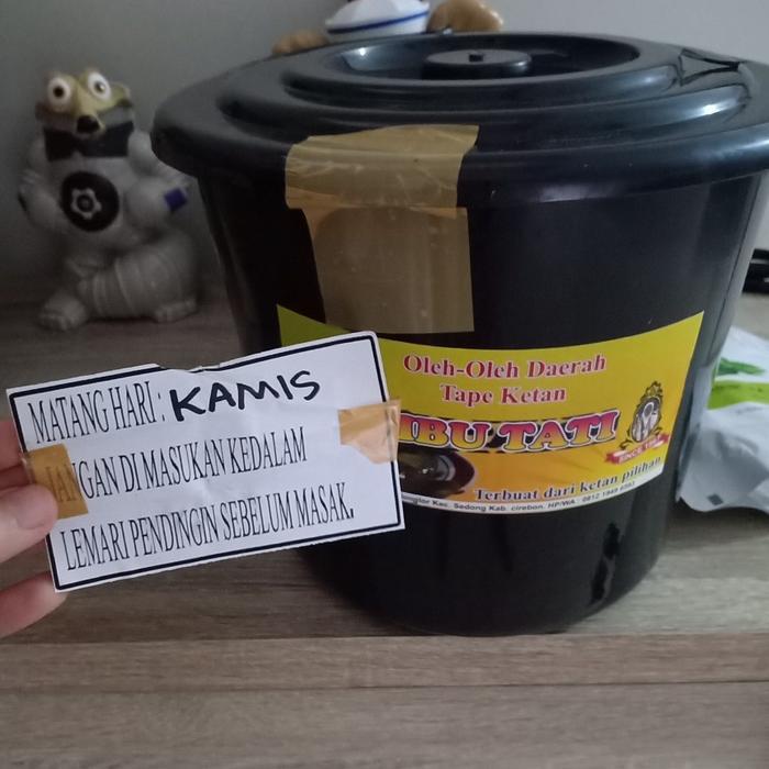Tape Ketan Khas Cirebon/Kuningan Ibu Hj.Tati Kemasan Ember 100 Pcs Terlaris