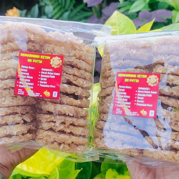 (Satu Kilo)/ 1000Gr Rengginang Ketan Super/Rengginang Mentah Siap Goreng/ Makanan Manis Tradisional.